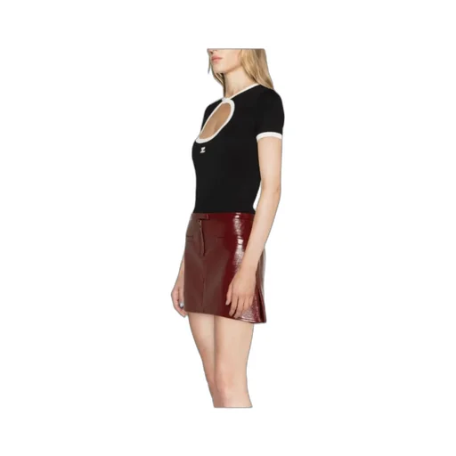 Short-Sleeved Hollow T-Shirt