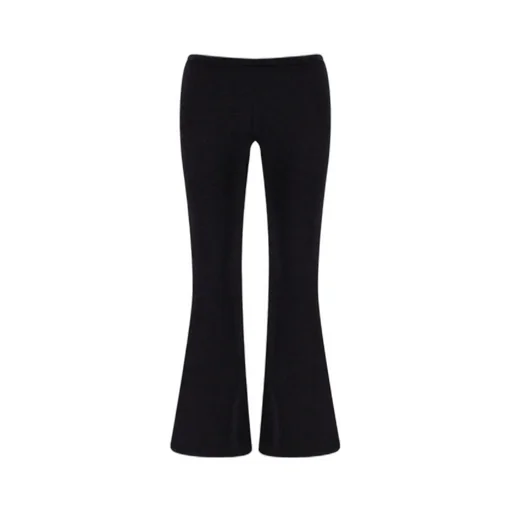 Logo Patch Flared Pants