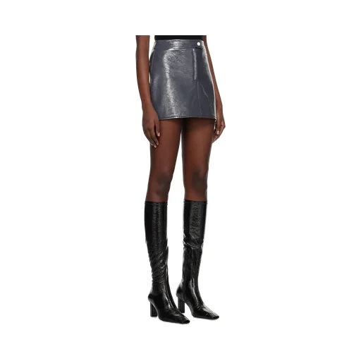 Vinyl Mini Skirt