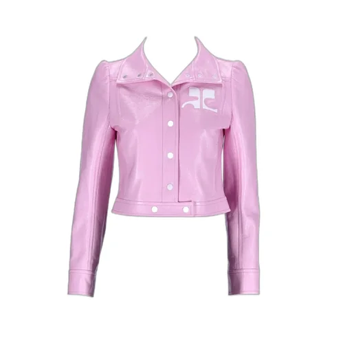 Logo-Patch Cropped Jacket