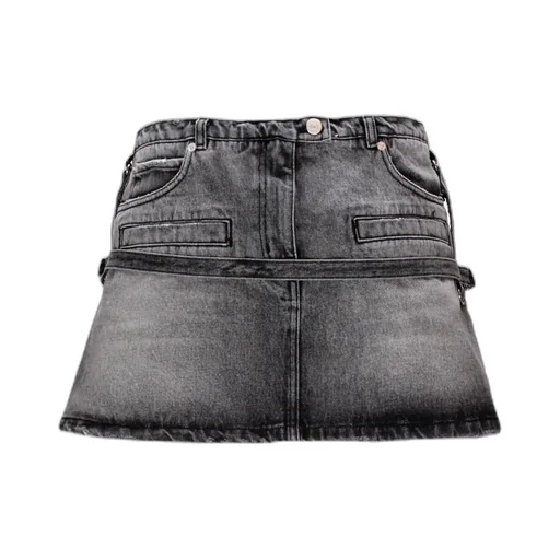 A-Line Cotton Miniskirt