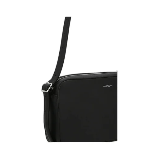 Logo Plaque Zip-Up Shoulder Bag
