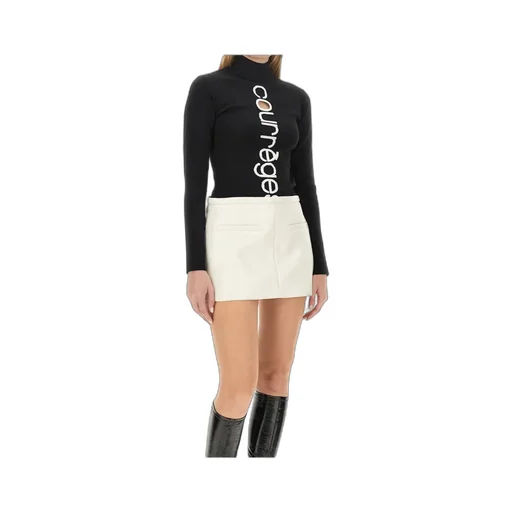Logo Intarsia High Neck Jumper