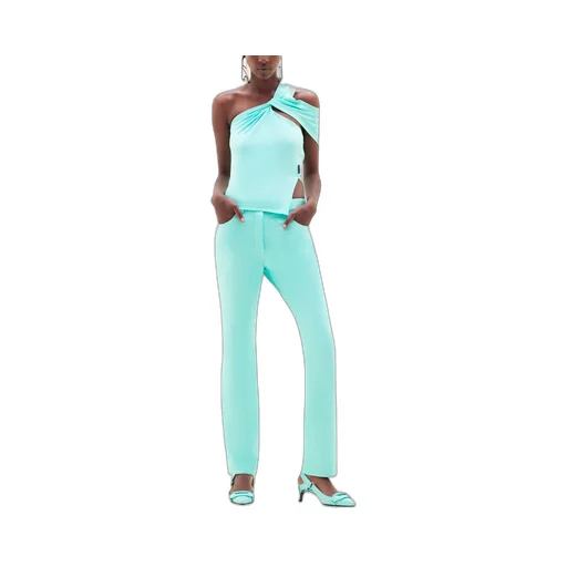 Vinyl Five-Pocket Trousers