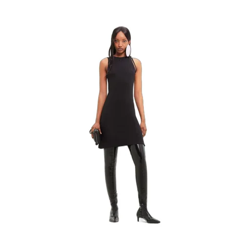Strap-Detail Jersey Minidress
