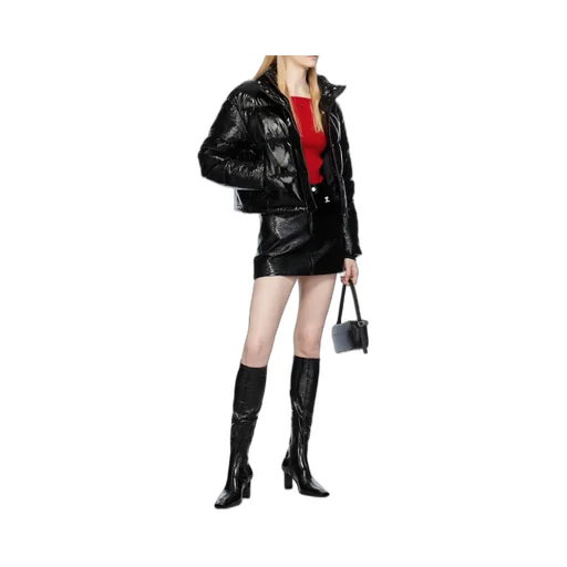 Vinyl Puffer Jacket