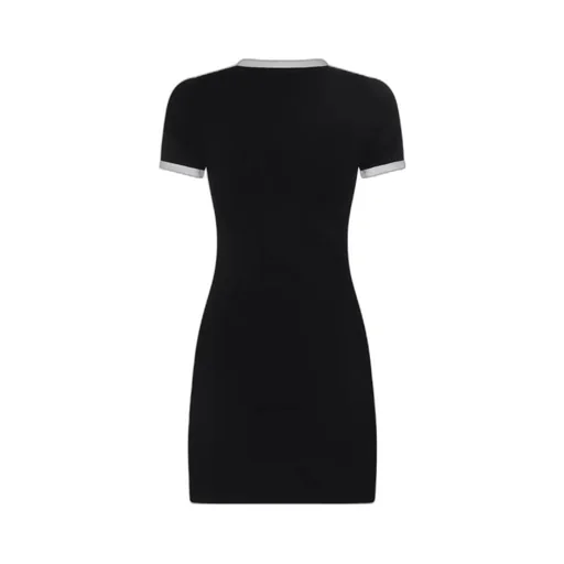 Cut-Out Cotton Minidress