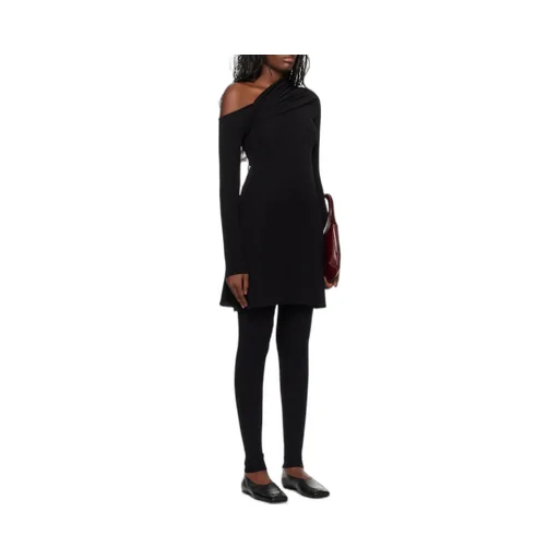 Twist Crepe Mini Dress