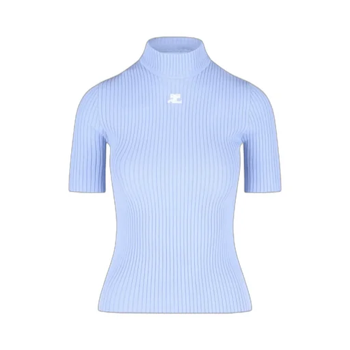 Reedition Short-Sleeved Ribbed Jumper