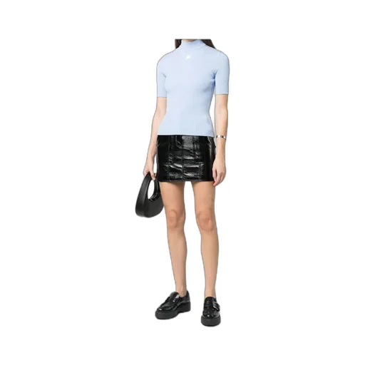 Reedition Short-Sleeved Ribbed Jumper