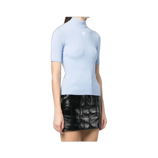 Reedition Short-Sleeved Ribbed Jumper