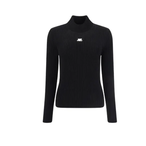 High Neck Knitted Jumper