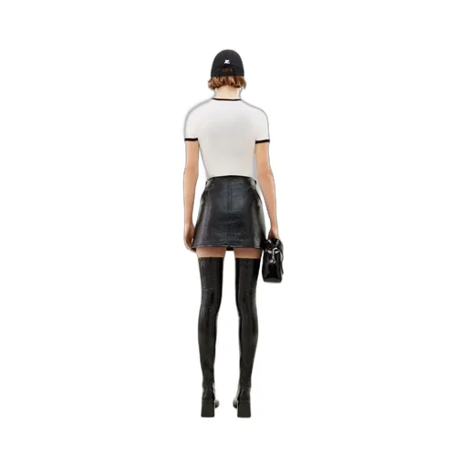 Bumpy Crewneck Short-Sleeved T-Shirt