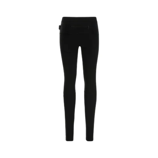 Logo Printed Racer Leggings