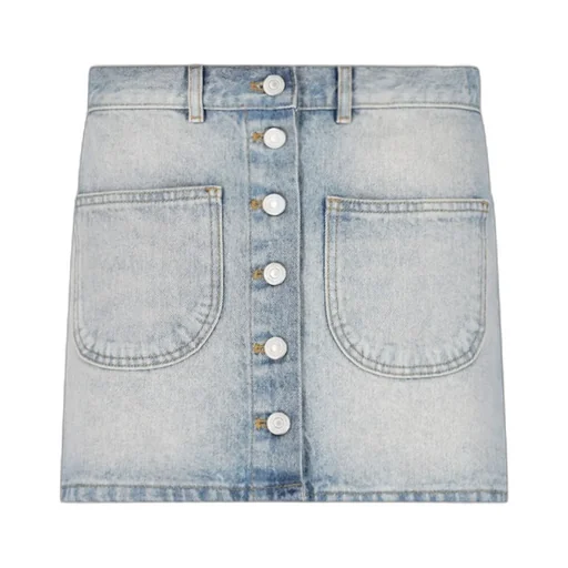 Multiflex Denim Mini Skirt