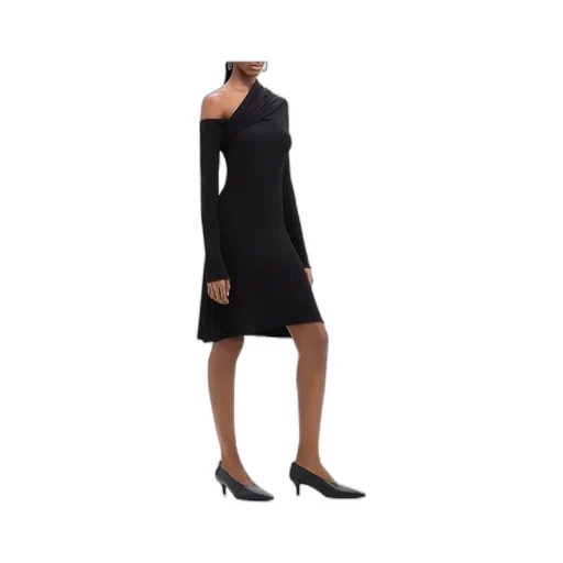 Twist Crepe Mini Dress