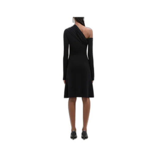 Twist Crepe Mini Dress