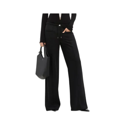 Drawstring Straight Leg Pants
