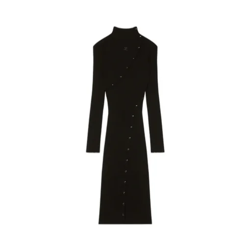 Multi Styling Ribbed Knit Dress