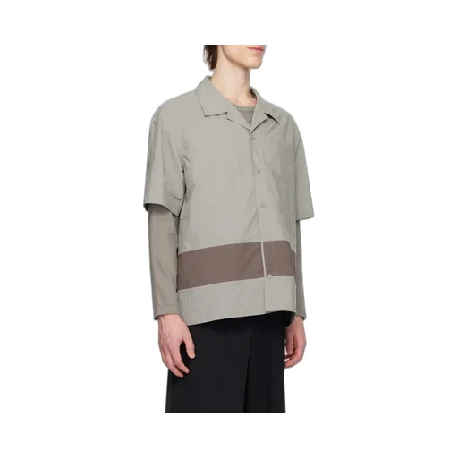 Panelled Short Sleeve Shirt