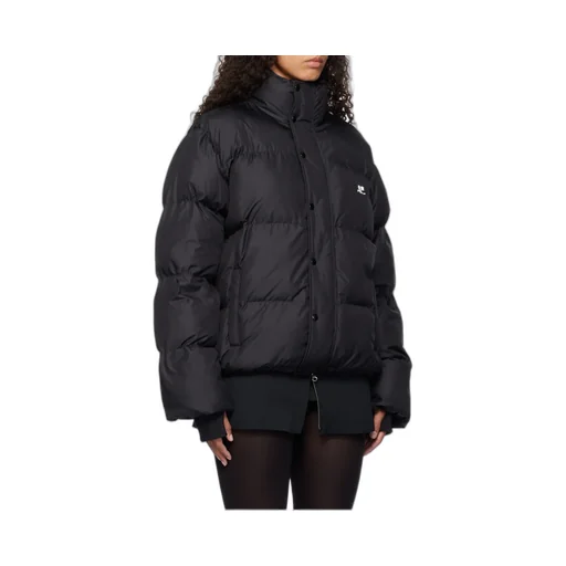 Logo Embroidered Puffer Jacket