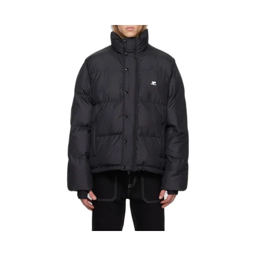 Logo Embroidered Puffer Jacket