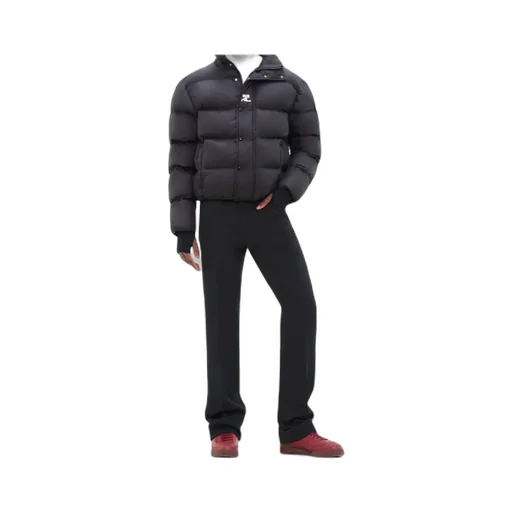 Logo Embroidered Puffer Jacket