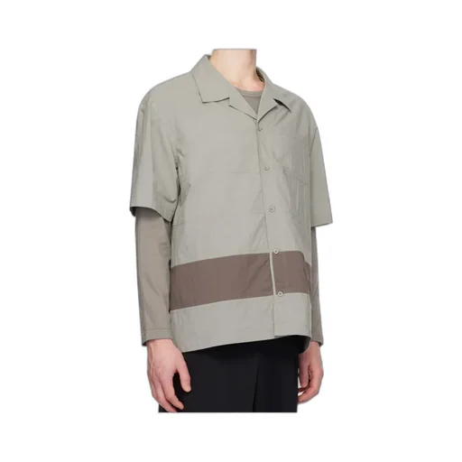 Panelled Short Sleeve Shirt