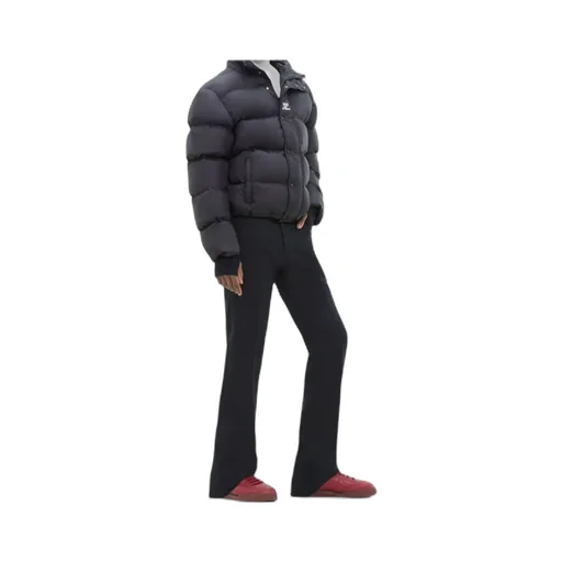 Logo Embroidered Puffer Jacket