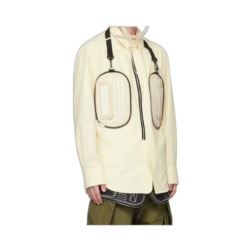 Padded-Pocket Detail Shirt