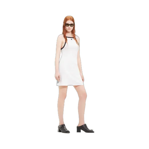 Buckle Contrast Dress