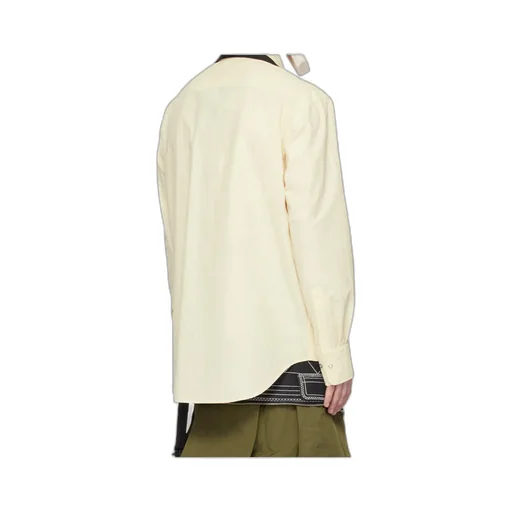 Padded-Pocket Detail Shirt
