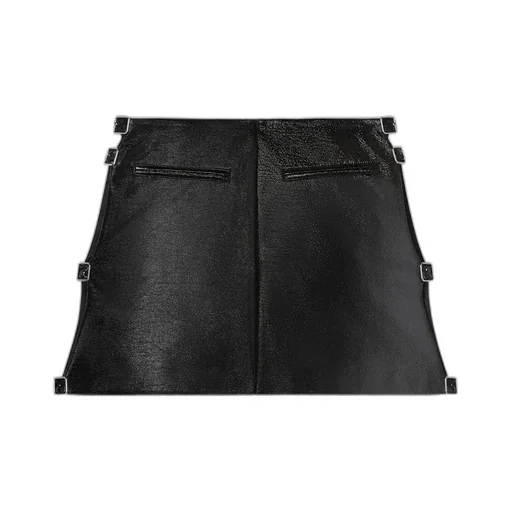 CourrÈGes Vinyl Mini Skirt