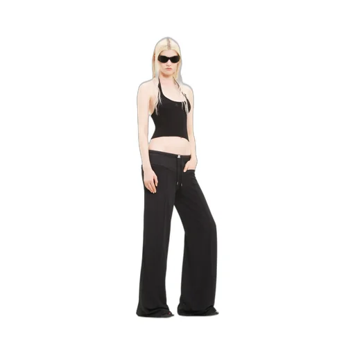 Mid-Rise Drawstring Pants
