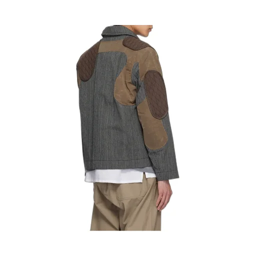 Patchwork Design Jacket
