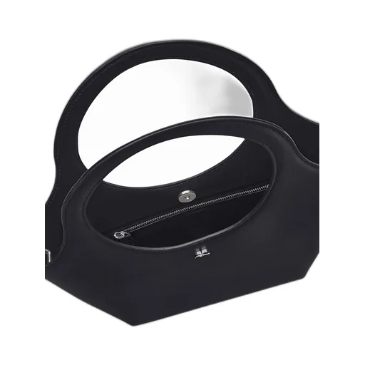 Logo Plaque Top Handle Bag