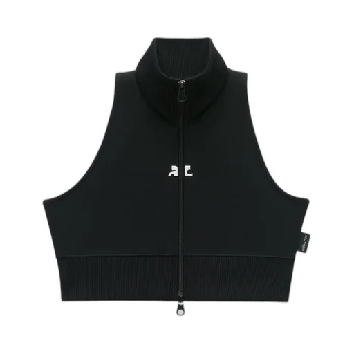 Interlock Tracksuit Cropped Vest