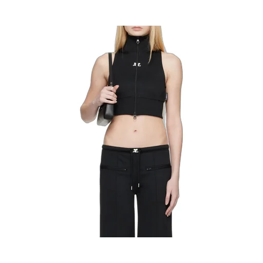 Interlock Tracksuit Cropped Vest