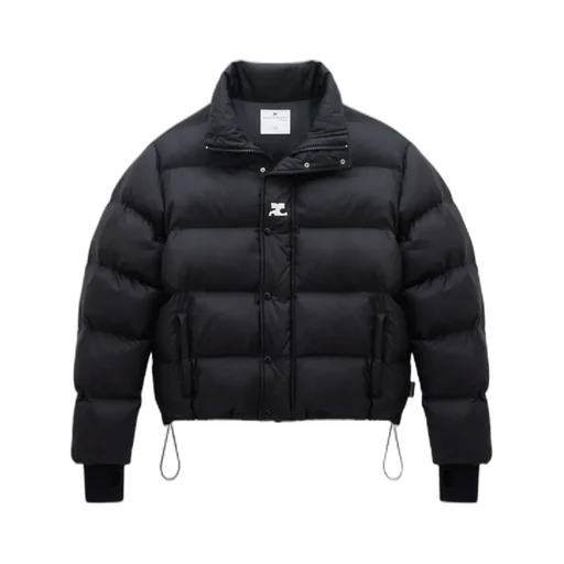 Logo Embroidered Puffer Jacket