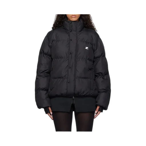 Logo Embroidered Puffer Jacket