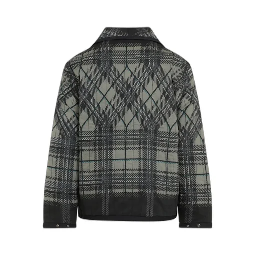 Plaid Quilted Jacket