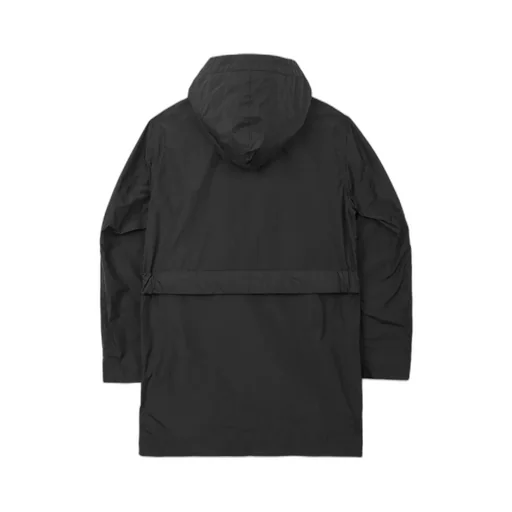 Tied-Waist Parka Coat