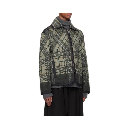 Plaid Quilted Jacket