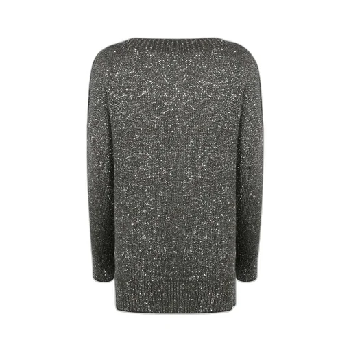 Sequined Boatneck Knitwear
