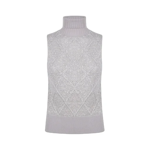 Rhombus Sequin Knitwear