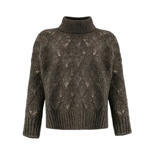 Turtleneck Long-Sleeved Sweater