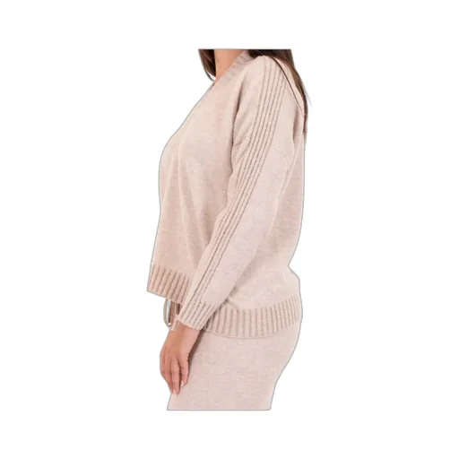 V-Neck Long-Sleeved Sweater
