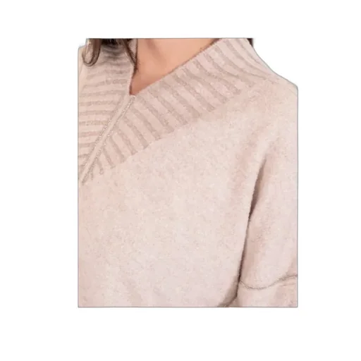 V-Neck Long-Sleeved Sweater