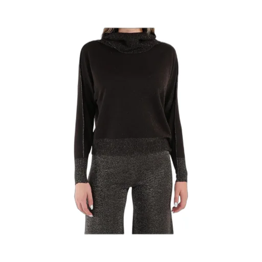 Long-Sleeved Ribbed Sweater