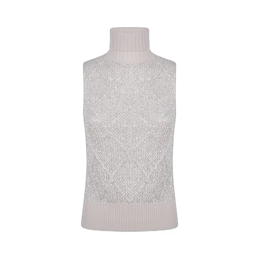 Rhombus Sequin Knitwear